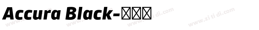 Accura Black字体转换 Accura Black字体转换